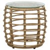 3dílný bistro set polyratan dub 48577