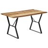 Jídelní stůl 140 x 80 x 76 cm masivní recyklované dřevo 247948
