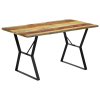 Jídelní stůl 140 x 80 x 76 cm masivní recyklované dřevo 247948