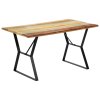 Jídelní stůl 140 x 80 x 76 cm masivní recyklované dřevo 247948