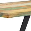 Lavice 110 cm masivní recyklované dřevo 247952