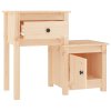 Noční stolky 2 ks 79,5 x 38 x 65,5 cm masivní borové dřevo 814540