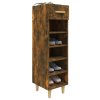 Botník kouřový dub 60 x 35 x 105 cm kompozitní dřevo 817561