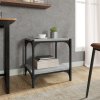 TV skříňka šedá sonoma 40x33x41 cm kompozitní dřevo a ocel 819305