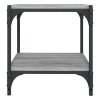 TV skříňka šedá sonoma 40x33x41 cm kompozitní dřevo a ocel 819305