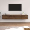 Nástěnné skříňky 2 ks hnědý dub 100 x 36,5 x 35 cm kompozit 3115667