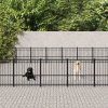 Venkovní psí kotec ocel 46,1 m² 3124650