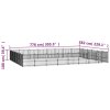 Venkovní psí kotec ocel 45,16 m² 3124645