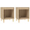 Noční stolky 2 ks dub sonoma 40x35x50 cm 821865