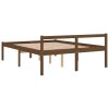 Postel pro seniory medově hnědá 150 x 200 cm King Size borovice 810622