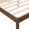 Postel pro seniory medově hnědá 150 x 200 cm King Size borovice 810622