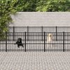 Venkovní psí kotec ocel 28,23m² 3124623