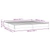 Rám postele krémová 200 x 200 cm umělá kůže 346924