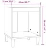 Noční stolky 2 ks bílé s vysokým leskem 40x35x50 cm 821863