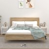 Noční stolky 2 ks bílé s vysokým leskem 40x35x50 cm 821863