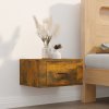 Nástěnné noční stolky 2 ks kouřový dub 50x36x25 cm 816851