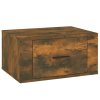 Nástěnné noční stolky 2 ks kouřový dub 50x36x25 cm 816851