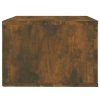 Nástěnné noční stolky 2 ks kouřový dub 50x36x25 cm 816851