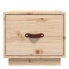 Noční stolky 2 ks 40 x 34 x 35 cm masivní borové dřevo 818286