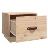Noční stolky 2 ks 40 x 34 x 35 cm masivní borové dřevo 818286