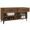Botník hnědý dub 102 x 35 x 55 cm kompozitní dřevo 817572