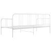 Rám postele/pohovky bílý kovový 90 x 200 cm 324750