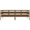 Válenda medově hnědá masivní borové dřevo 90 x 190 cm 820310