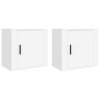 Nástěnné noční stolky 2 ks bílé 50 x 30 x 47 cm 816865