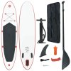 Stand Up Paddleboard SUP nafukovací červenobílý 90632