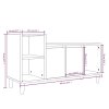 TV skříňka dub sonoma 100x35x55 cm kompozitní dřevo 821175