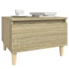 Odkládací stolky 2 ks dub sonoma 50x46x35 cm kompozitní dřevo 819507