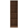 4patrová knihovna hnědý dub 40 x 24 x 143 cm kompozitní dřevo 816067