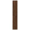 4patrová knihovna hnědý dub 40 x 24 x 143 cm kompozitní dřevo 816067