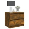 Noční stolky 2 ks kouřový dub 50x39x43,5 cm kompozitní dřevo 815823