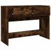 Konzolový stolek kouřový dub 100 x 39 x 75 cm kompozitní dřevo 816781