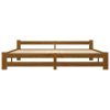 Rám postele bez matrace Honey Brown Masivní borovicové dřevo 322011