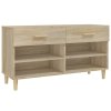 Botník dub sonoma 102 x 35 x 55 cm kompozitní dřevo 812819