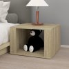 Noční stolek dub sonoma 57 x 55 x 36 cm kompozitní dřevo 816555