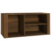 Botník hnědý dub 100x35x45 cm kompozitní dřevo 816927