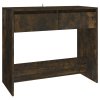 Konzolový stolek kouřový dub 89 x 41 x 76,5 cm kompozitní dřevo 812999