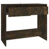 Konzolový stolek kouřový dub 89 x 41 x 76,5 cm kompozitní dřevo 812999