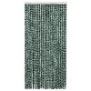 Závěs proti hmyzu zeleno-bílý 100 x 220 cm Chenille 325447