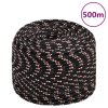 Pracovní lano černé 10 mm 500 m polypropylen 152351