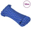 Lodní lano modré 3 mm 50 m polypropylen 152429