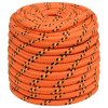 Lodní lano oranžové 16 mm 250 m polypropylen 152681