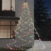 Nástěnný stromek s kovovým hákem 720 LED diod pestrobarevný 5 m 328647