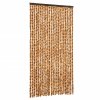 Závěs proti hmyzu okrovo-bílý 100 x 220 cm Chenille 325459