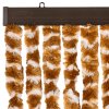 Závěs proti hmyzu okrovo-bílý 100 x 220 cm Chenille 325459