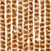 Závěs proti hmyzu okrovo-bílý 100 x 220 cm Chenille 325459