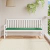 Poduška na zahradní lavici zelená 180x50x3 cm oxfordská látka 43208
